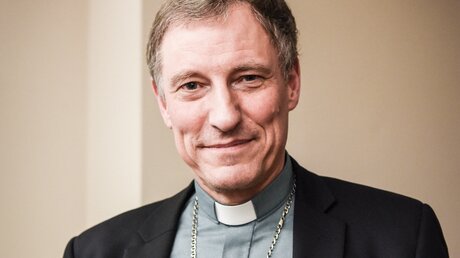 Zbignevs Stankevics, Erzbischof von Riga, am 13. März 2019 in Brüssel. / © Julia Steinbrecht (KNA)