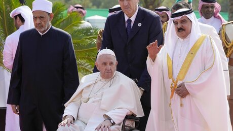 Papst in Bahrain / © Hussein Malla/AP (dpa)