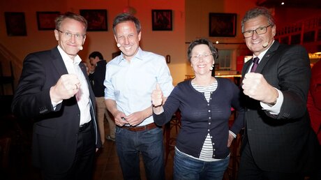 Spitzenkandidaten zur Landtagswahl Schleswig-Holstein / © Marcus Brandt (dpa)