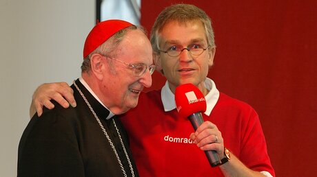 Ingo Brüggenjürgen mit Kardinal Meisner (DR)