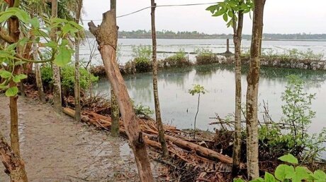 In jedem Jahr richtet der Monsun große Schäden auf den Feldern der Bauern an. (BONO)