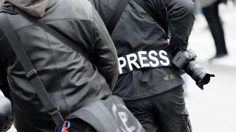 Journalisten bei der Arbeit / © Markus Scholz (dpa)