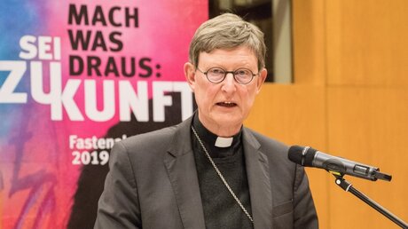 Kardinal Woelki während der Pressekonferenz / © Hirschbeck (Erzbistum Köln)