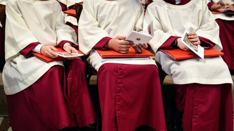 Kinder der "Pontificia Cappella Musicale", des Päpstlichen Chors der Sixtinischen Kapelle / © Cristian Gennari (KNA)