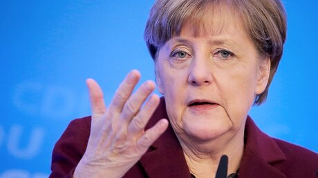 Bundeskanzlerin Merkel auf der CDU-Klausurtagung in Mainz (dpa)