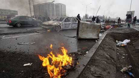 Konflikt in Almaty (Kasachstan) / © Vasily Krestyaninov (dpa)