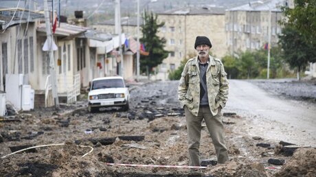 Konflikt in Berg-Karabach / © David Ghahramanyan/NKR InfoCenter PAN Photo/AP (dpa)