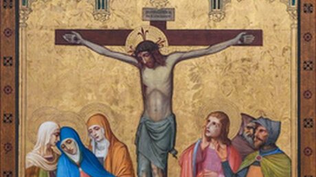 Kreuzweg: Jesus stirbt am Kreuz (KNA)