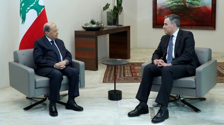 Libanons Präsident Aoun trifft neu designierten Premierminister (dpa)
