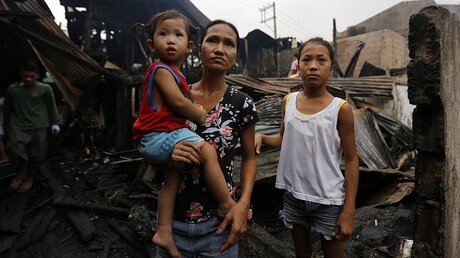 Armut in Manila (dpa)