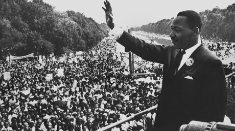 Martin Luther King am 28.08.1963 in Washington (dpa)
