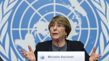 Michelle Bachelet, Hohe Kommissarin der Vereinten Nationen für Menschenrechte / © Martial Trezzini (dpa)