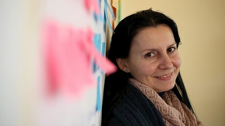 Ramona Bulzan ist Psychologin bei Caritas in Petrosani / © Markus Nowak (Ren)