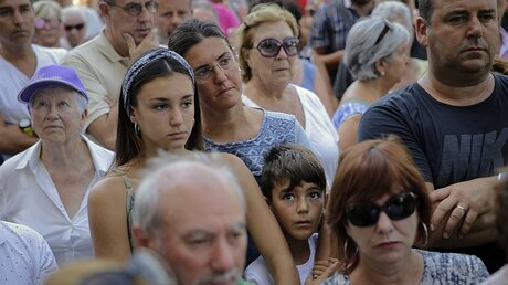 Schweigeminute nach dem Anschlag in Barcelona / © Emilio Morenatti (dpa)