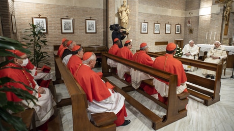 Neue Kardinäle bei Benedikt XVI. / © Romano Siciliani (KNA)