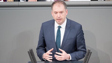 Niels Annen (SPD), Staatsminister im Außenministerium / © Christophe Gateau (dpa)