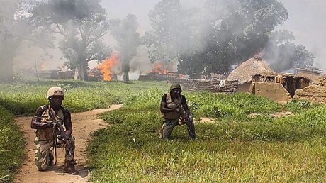 Nigerias Armee kämpft gegen Boko Haram / © Str (dpa)