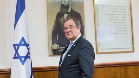 NRW-Ministerpräsident Laschet in Israel / © Rolf Vennenbernd (dpa)