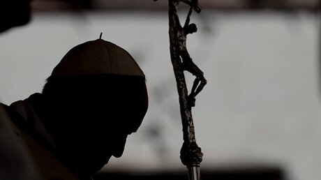 Papst Franziskus in Camerino / © Gregorio Borgia (dpa)