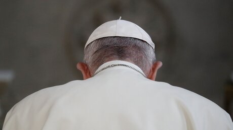 Papst Franziskus während einer Messe / © Stefano Rellandini (dpa)