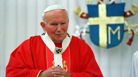 Papst Johannes Paul II. (Archiv) / © Anton Fuchs (KNA)