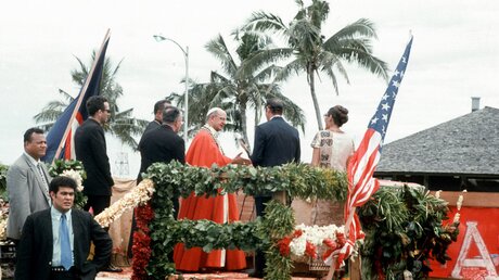 Papst Paul VI. in Samoa / © KNA-Bild (KNA)