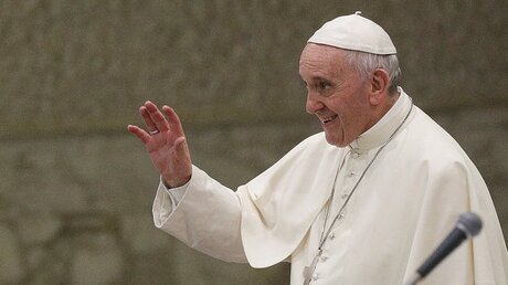 Papst Franziskus während der Generalaudienz / © L'Osservatore Romano pool/AP (dpa)