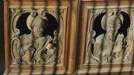 Abbildung der Apostel Petrus und Paulus in Rom / © Alexander Brüggemann (KNA)