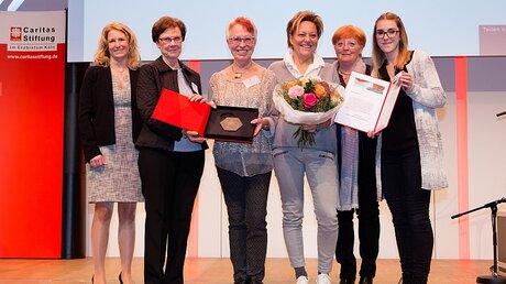 Preisgewinner des SkF-Langenfeld  / © Barbara Bechtloff/DiCV Köln (CaritasStiftung im Erzbistum Köln)