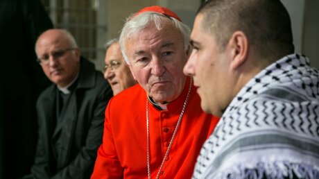 Kardinal Nichols in Gaza (KNA)