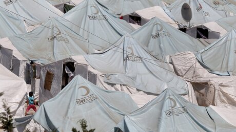 Flüchtlingslager in der Türkei (dpa)