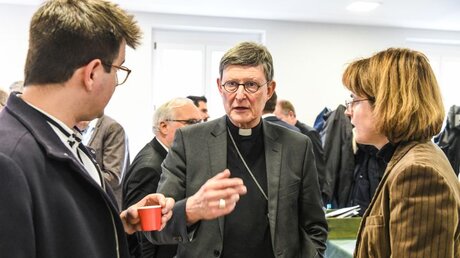 Rainer Maria Kardinal Woelki bei der Synodalversammlung / © Harald Oppitz (KNA)