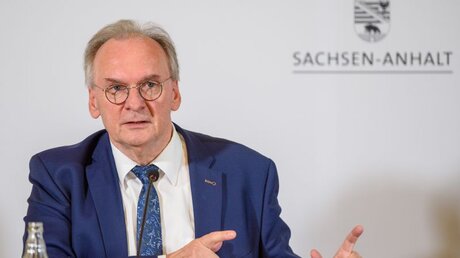 Reiner Haseloff (CDU), Ministerpräsident des Landes Sachsen-Anhalt / © Klaus-Dietmar Gabbert/dpa-Zentralbild (dpa)