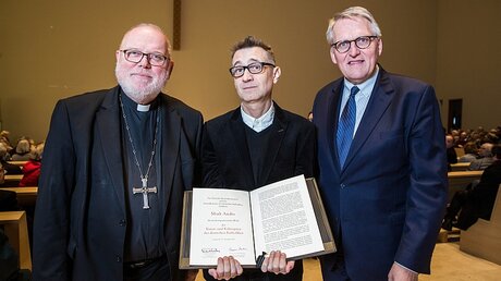 Reinhard Marx, Mark Andre und Thomas Sternberg / © Martin Jehnichen (KNA)