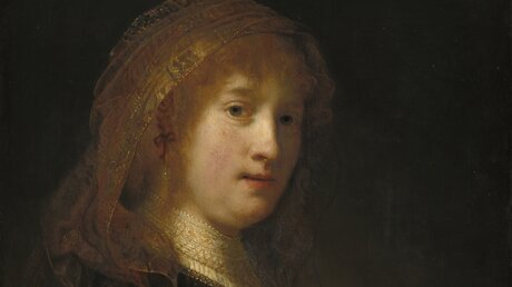 Rembrandt (Harmensz. van Rijn), Saskia van Uylenburgh, 1634-40, Öl auf Holz, National Gallery of Art, Washington, Widener Collection (WRM)
