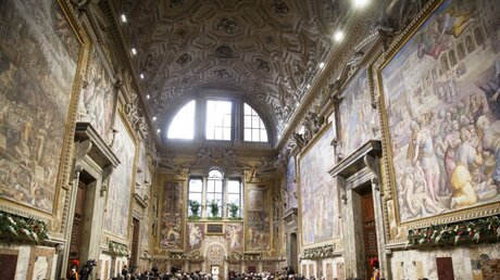Sala Regia im Vatikan (Archiv) / © Osservatore Romano (KNA)