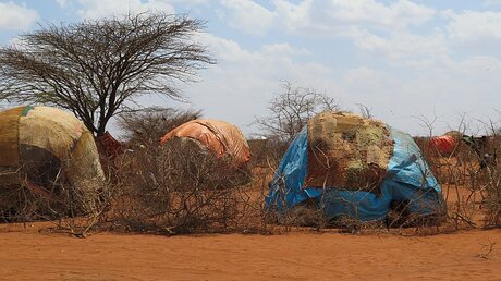 Temporäre Siedlung in Äthiopien / © Anna Mertens (KNA)