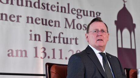 Thüringens Ministerpräsident Bodo Ramelow / © Martin Schutt (dpa)