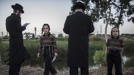 Tiefreligiöse Juden in Israel / © Oliver Weiken (dpa)