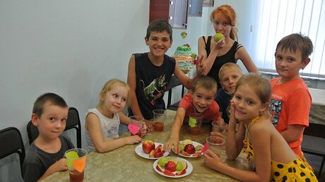 Kinder im Caritas-Sozialzentrum / © Caritas Ukraine