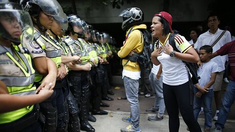 Proteste in Venezuela / © Ariana Cubillos (dpa)