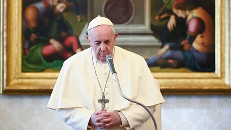 Videobotschaft von Papst Franziskus / © Vatican Media/Romano Siciliani (KNA)