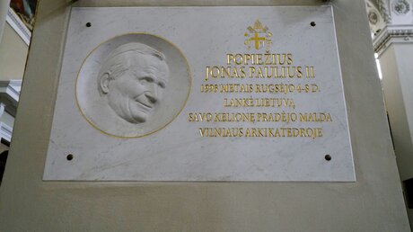 Vor 25 Jahren war Johannes Paul II. in Litauen / © Marion Sendker (DR)