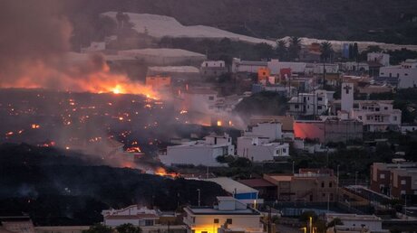 Vulkanausbruch auf Kanareninsel La Palma / © Saul Santos (dpa)