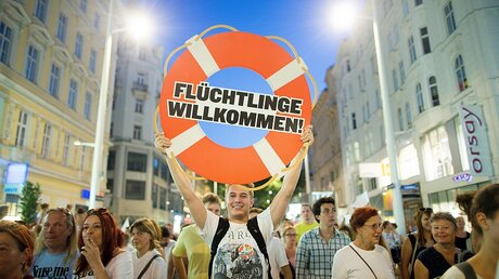 Demonstration in Wien (dpa)