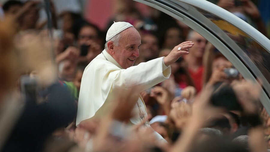 Papst Franziskus beim WJT in RIo / © Agenzia Romano Siciliani/S/Crist (KNA)