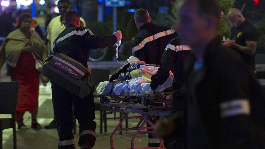 Verwundete bei einer Terror-Attacke in Nizza  / © Olivier Anrigo (dpa)