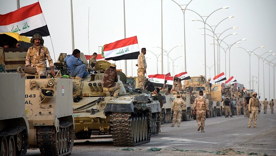 Irakische Streitkräfte / © EPA/Nawras Aamer (dpa)
