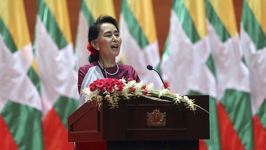 Aung San Suu Kyi zu Flüchtlingskrise / © Aung Shine Oo (dpa)