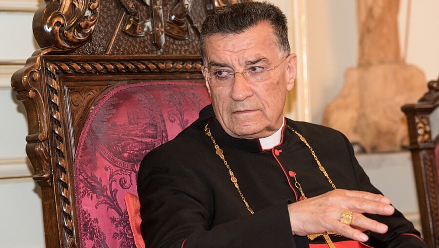Kardinal Bechara Boutros Rai, Maronitischer Patriarch von Antiochien und des ganzen Orients / ©  Elisabeth Schomaker (KNA)